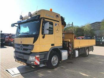 Бордови камион Mercedes-Benz Actros 1841 Pritsche Kran Atlas AK290.2E bis 14m
