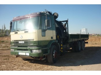 Бордови камион CAMION GRUA IVECO 270 6X2 1995 HIAB 260 2000 + JIB: снимка 1