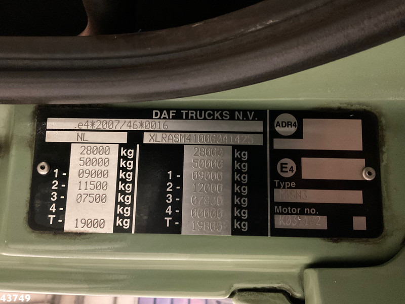 Мултилифт с кука камион DAF FAS CF 440 Euro 6 Hiab 21 Ton haakarmsysteem: снимка 19