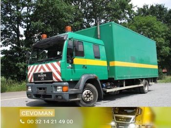 Камион фургон MAN 15.264 doka bakwagen met laadklep: снимка 1