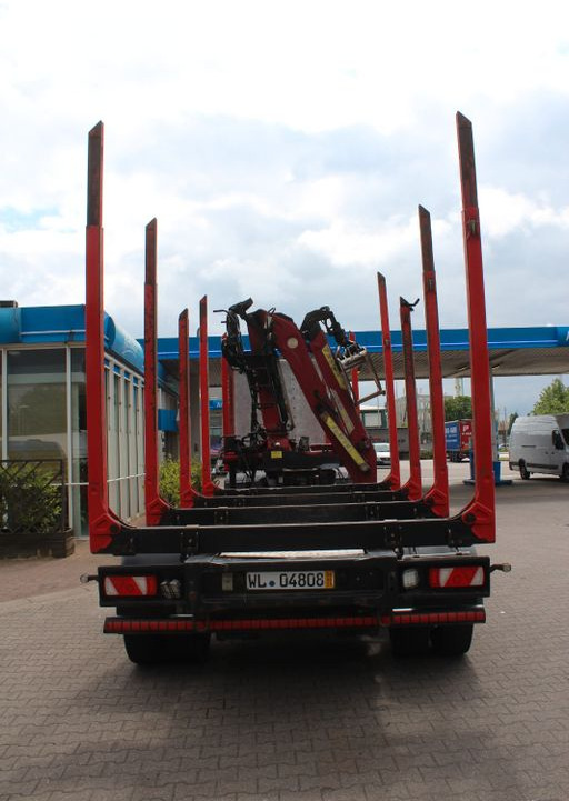 Камион за дърва, Камион с кран MAN TGS 26.480 6x4H-4 BL HydroDrive mit Liv 170Z: снимка 8