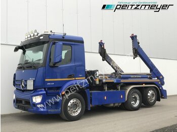 Мултилифт за контейнери камион MERCEDES-BENZ Antos 2543 L Meiller Absetzer 6x2 Lenk, Lift, Alufelgen: снимка 1