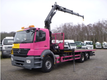 Бордови камион, Камион с кран Mercedes Axor 2529 6x2 RHD + Hiab XS144 B-3 HiDuo: снимка 1
