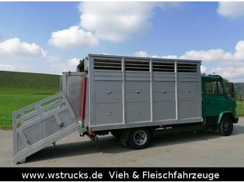 За превоз на животни камион Mercedes-Benz 814 L Menke Einstock: снимка 1