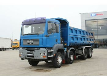 Самосвал камион MAN TGA 41.430 8X4 BB, RETARDER, THREESIDED