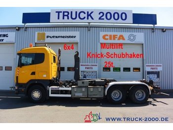 Мултилифт с кука камион Scania 124G470 6x4 Multilift Knick- Schub Haken 25 to.: снимка 1