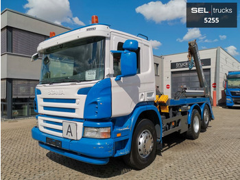 Мултилифт за контейнери камион Scania P 380 LB6X2*4HSA / Absetzkipper / neue Batterien: снимка 4