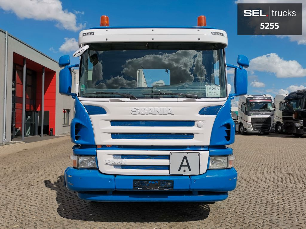 Мултилифт за контейнери камион Scania P 380 LB6X2*4HSA / Absetzkipper / neue Batterien: снимка 6