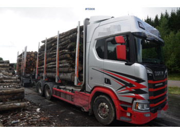 Камион за дърва Scania R650: снимка 5