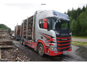 Камион за дърва Scania R650: снимка 4