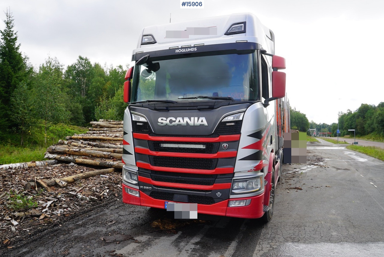 Камион за дърва Scania R650: снимка 2