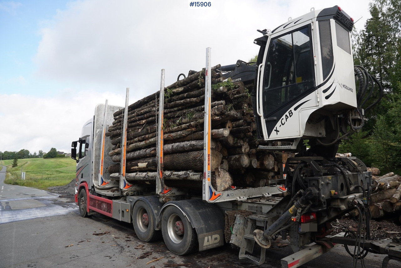 Камион за дърва Scania R650: снимка 8