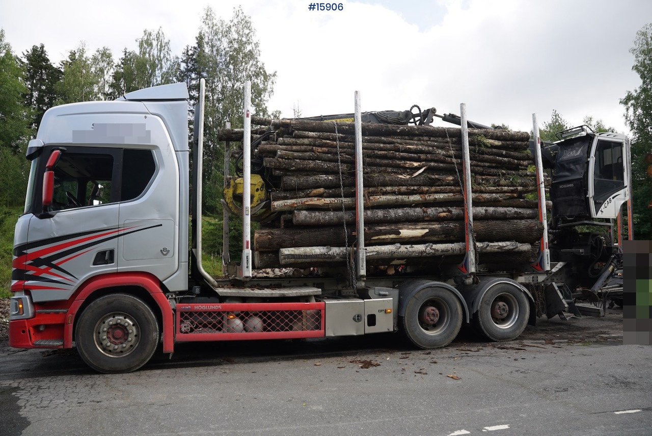 Камион за дърва Scania R650: снимка 6