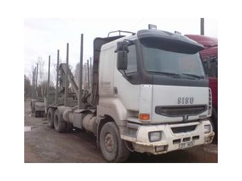 Sisu E12M, 6x4 mit kran - Камион