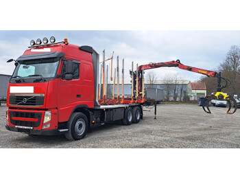 Камион за дърва, Камион с кран Volvo FH 500 Holz 6x4 Loglift 115Z 80: снимка 1