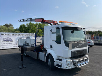 Бордови камион, Камион с кран Volvo FL 250 4x2, Euro 6, + Palfinger PK12001EH, 2014: снимка 1