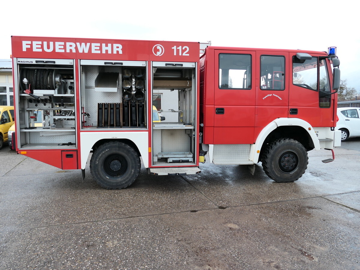Пожарна кола IVECO FF 95 E 18W LF 8/6 DoKa 4X4 SFZ FEUERWEHR Löschf: снимка 11