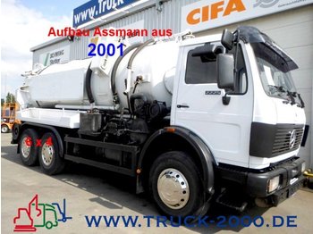Mercedes-Benz 2225 6x4 Assmann Hochdrucksaugspüler Aufbau 2001 - Каналопочистваща машина