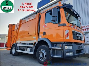 Боклукчийска кола За превоз на боклук MAN TGM 15.250 Schörling 9m³ + Zöller 1.1*94277KM*: снимка 1