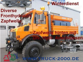UNIMOG U 2150 Winterdienst Div Zapfwellen + Hydraulik - Мотометачна машина