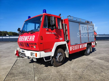  - STEYR 791 4x4 Feuerwehr Kran, Seilwinde & Lichtmast - Пожарна кола