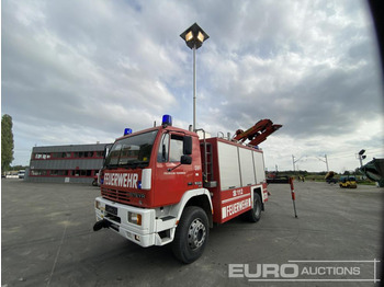  Steyr 4WD Fire Truck, Palfinger PK7000 Crane, Manual Gearbox, Front Winch, Generator, Light Tower (German Reg. Docs. Service History and Manuals Available) - Пожарна кола