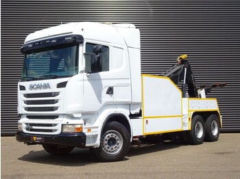 Камион пътна помощ Scania R730 V8 6x4 TOWTRUCK / ABSCHLEPPWAGEN / WINCH: снимка 1