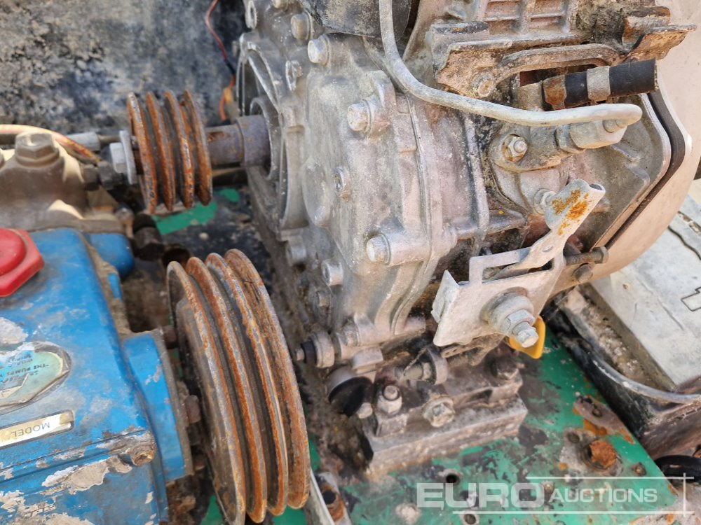 Водоструйка Single Axle Pressure Washer, Yanmar Engine (Fire Damage): снимка 21