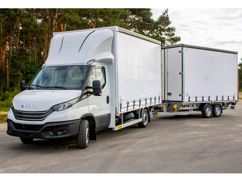 Iveco Daily 35S18 Pritsche Plane LBW + Anhänger  - Брезентов бус