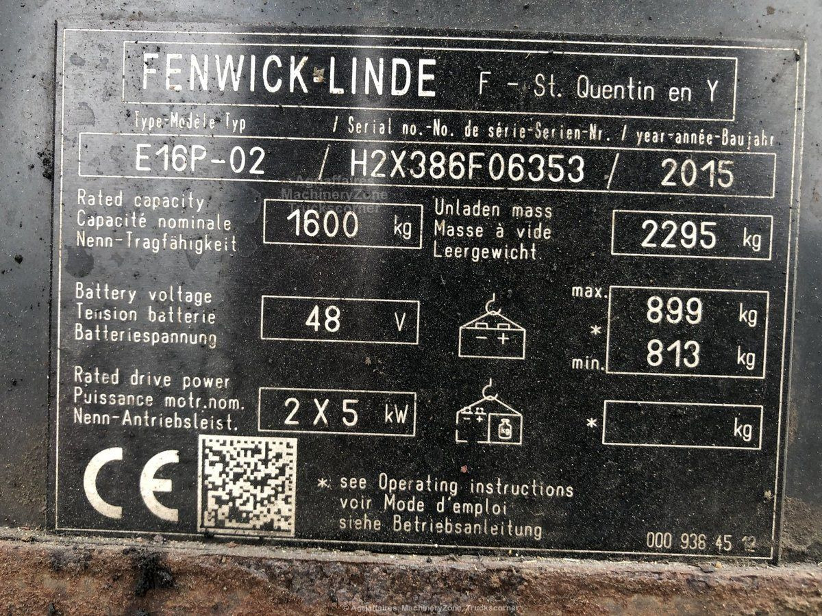 Електрокар Fenwick E16P-02: снимка 6