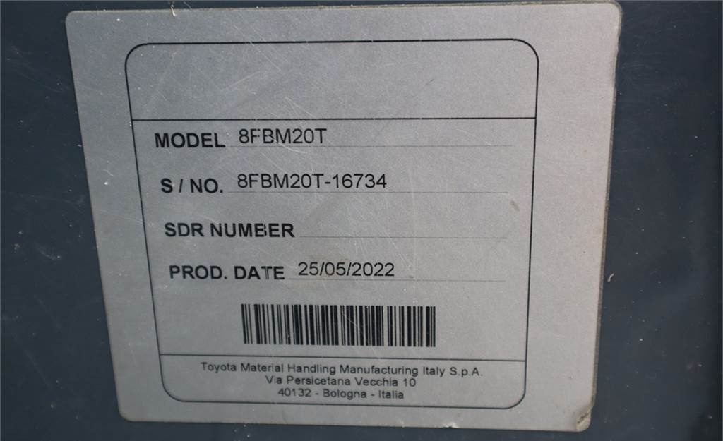 Дизелов мотокар Toyota 8FBM20T Valid inspection, *Guarantee! Electric, 47: снимка 13