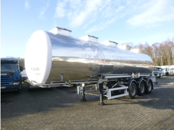 Полуремарке цистерна За превоз на химикати BSLT Chemical tank inox 33 m3 / 1 comp: снимка 1
