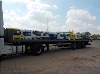 Coder S3384 D4SP (MERCEDES AXLES) - Бордово полуремарке/ Платформа