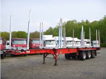Dennison 3-axle wood trailer 13.6 m - Бордово полуремарке/ Платформа