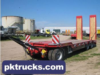 Humbaur 3-axle drawbar trailer - Бордово полуремарке/ Платформа