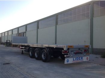 LIDER 2017 YEAR NEW MODELS containeer flatbes semi TRAILER FOR SALE (M - Бордово полуремарке/ Платформа