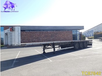 Бордово полуремарке/ платформа Schmitz Cargobull Flatbed
