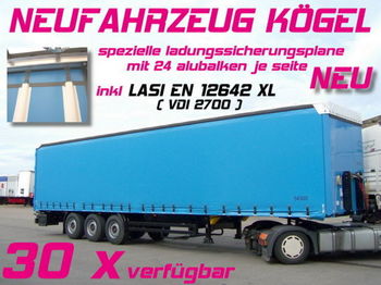 Kögel SNCO 24 / MAXX LASI EN 12642 XL / SAF mehrfach - Брезентово полуремарке