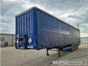 Брезентово полуремарке Krone Tri Axle Curtainsider Trailer