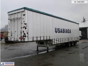 Traylona 3-axle jumbo curtain side trailer / 57500 KG - Брезентово полуремарке