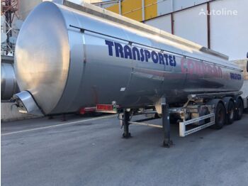 Полуремарке цистерна За превоз на химикати CC La Mancha INOX TERMO ADR 32300 litres: снимка 1