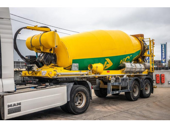 DE BUF BETON MIXER/MALAXEUR/MISCHER 12M3 - Полуремарке