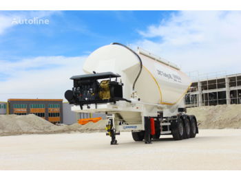 Нови Полуремарке цистерна За превоз на цимент EMIRSAN W Type Cement Tanker Trailer from Factory: снимка 1