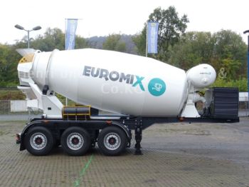Полуремарке цистерна За превоз на силоза EUROMIX MTP 12m³ Betonmischer / MIETFAHRZEUG: снимка 1