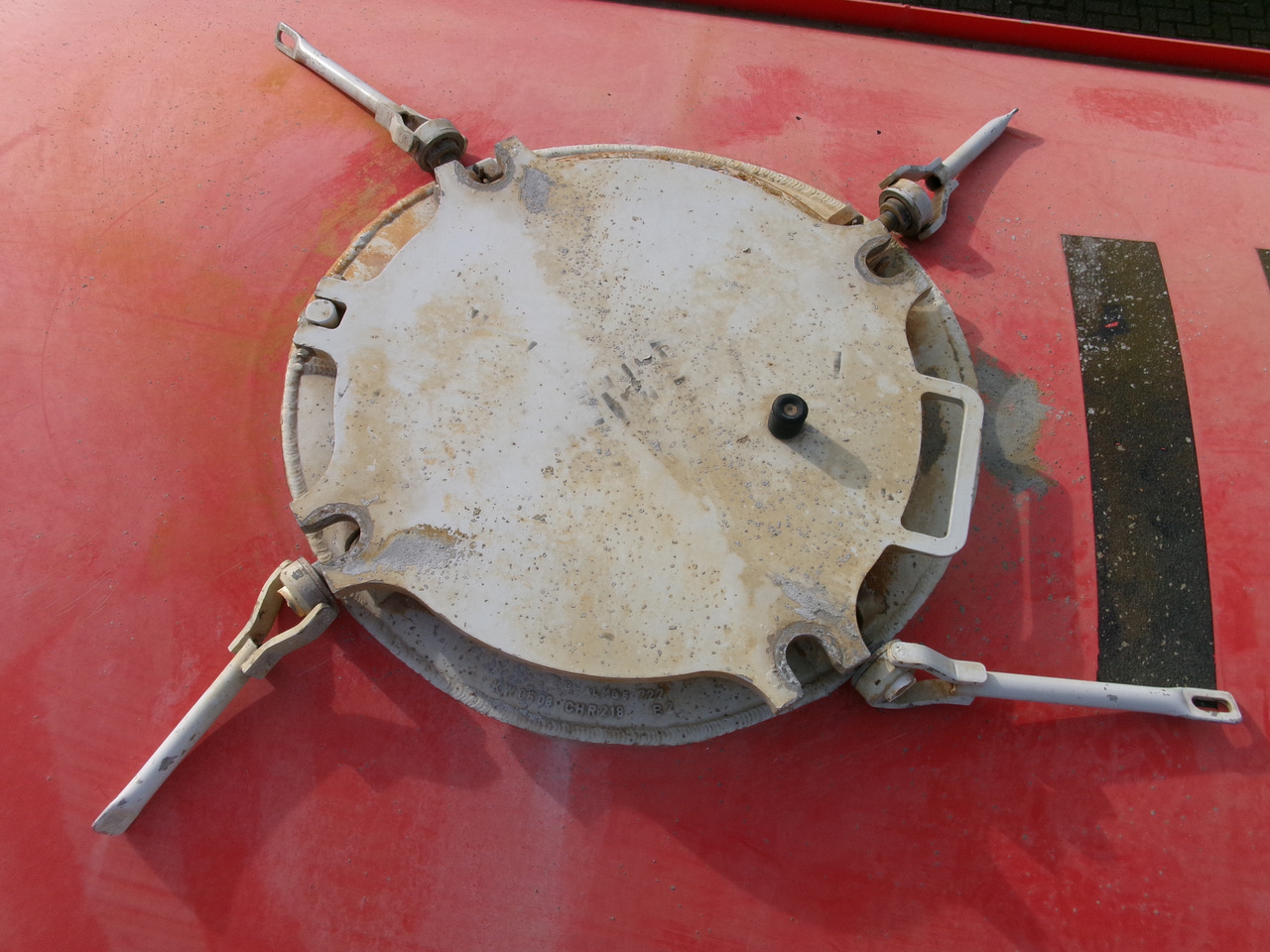 Полуремарке цистерна За превоз на брашно Feldbinder Powder tank alu 36 m3 / 1 comp: снимка 17