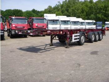 Dennison 3+1 axle 2 x 20 ft combi trailer - Контейнеровоз/ Сменна каросерия полуремарке