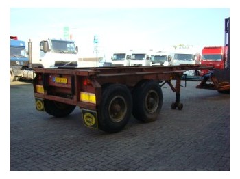 Netam-Freuhauf open 20 ft container chassis - Контейнеровоз/ Сменна каросерия полуремарке