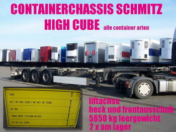 Schmitz SCF 24 G / HIGH CUBE 20/30/40/45 2x vorhanden - Контейнеровоз/ Сменна каросерия полуремарке