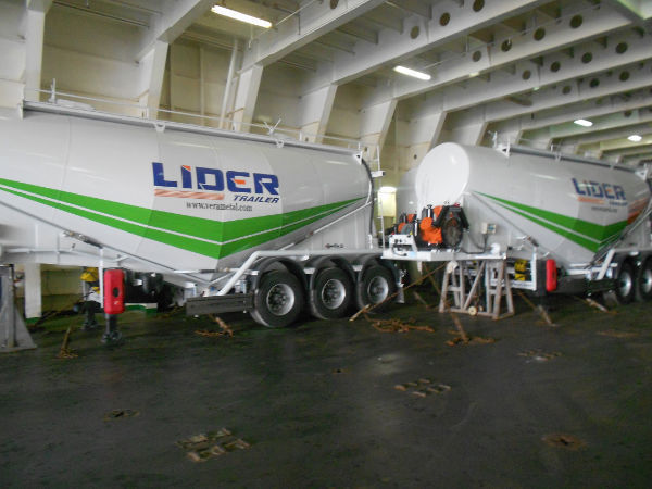 Нови Полуремарке цистерна За превоз на цимент LIDER NEW ciment remorque 2023 YEAR (MANUFACTURER COMPANY): снимка 8
