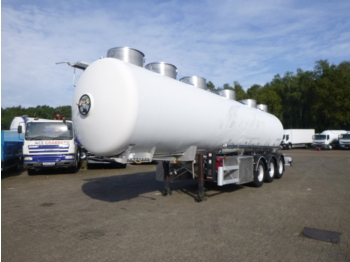 Полуремарке цистерна За превоз на хранителни стоки Magyar Food tank inox 28.5 m3 / 4 comp + pump: снимка 1